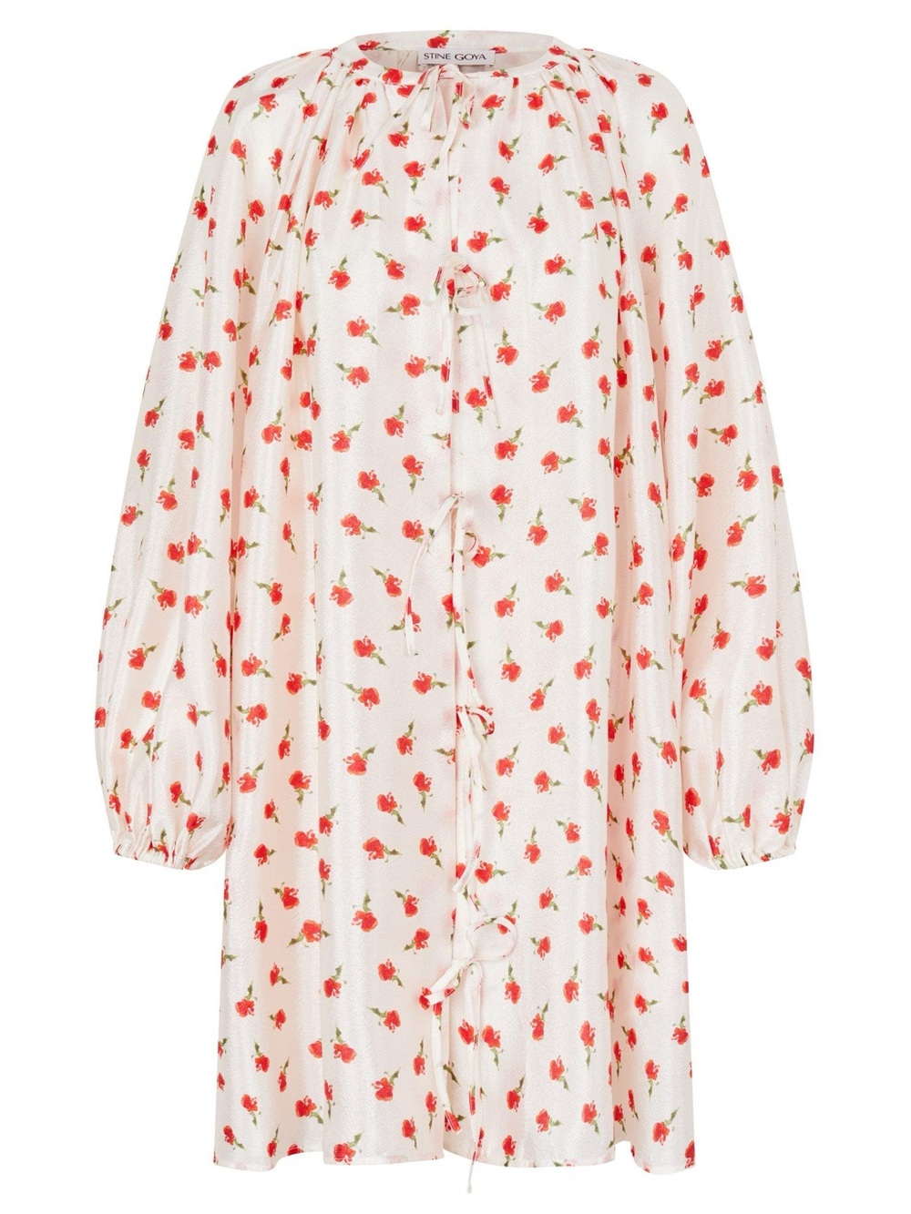 NWT Stine Goya Voluminous Bow Dress - Ditzy Petunia Size M